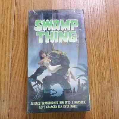 Swamp Thing VHS Sealed NEW Adrienne Barbeau Dick Durock Wes Craven Vintage