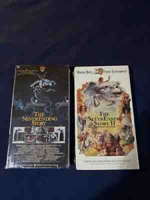 The NeverEnding Story 1 & 2 VHS First Press 1986 And 1989 Brand New Sealed