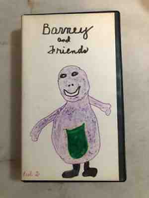 VHS Blank Barney & Friends PBS Kids