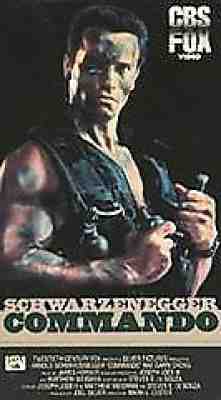 Commando Vhs New Factory Sealed Arnold Schwarzenegger Cbs Fox