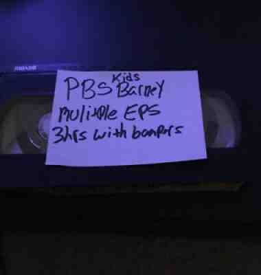 blank vhs kids pbs barney