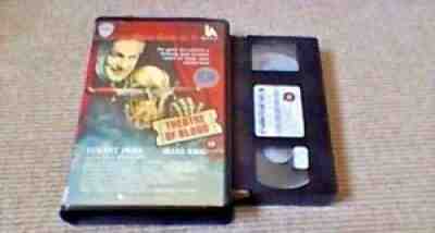 THEATRE OF BLOOD UK BIG BOX WARNER VHS VIDEO 1987 Vincent Price Diana Rigg Cult