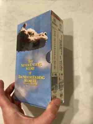 The Never Ending Story VHS Set Part 1 and Part 2 Double NEW Sealed Minty!