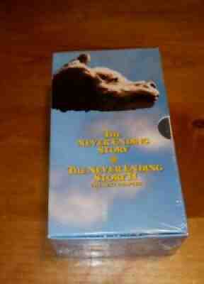The Never Ending Story VHS Set Part 1 & 2 FACTORY SEALED VINTAGE FREE SHIPPING!