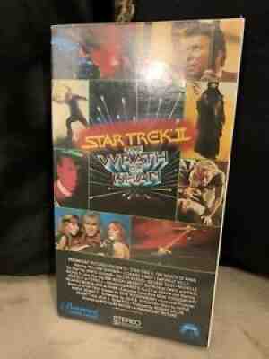 â??SEALED NOSâ?? 1982 STAR TREK II 2 THE WRATH OF KHAN PARAMOUNT WATERMARK VHS New