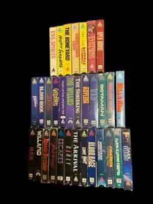 Prism LOT VHS Tapes Blood Rage ICED Cheerleader Camp The Willies The BoneyardÂ 