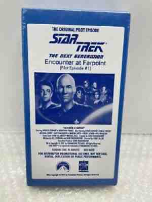 VHS RARE 1991 NEW SEALED PROMO ONLY STAR TREK NEXT GENERATION PILOT EPISODE 1