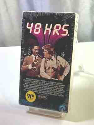 48 Hours VHS Tape NEW SEALED Very Rare 1st Print w/Paramount Stamp Eddie Murphy