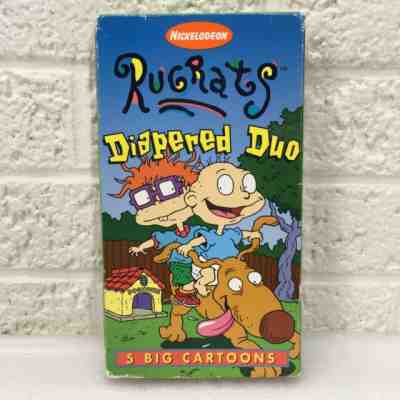 Rugrats - Diapered Duo (VHS, 1998) 5 big cartoons - BRAND NEW UNOPENED RARE
