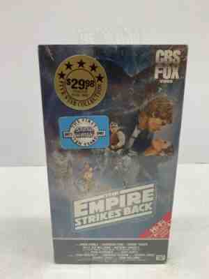 SB Star Wars Empire Strikes Back 1984 VHS Red Label CBS FOX Video NEW & SEALED