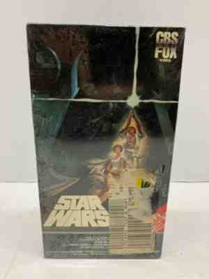 SB Star Wars A Hew Hope 1984 VHS Red Label CBS FOX Video Hi-Fi NEW & SEALED