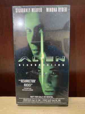 Alien Resurrection 97 New Sealed VHS Screener Blue Stamp Grade Ready MINT Rare