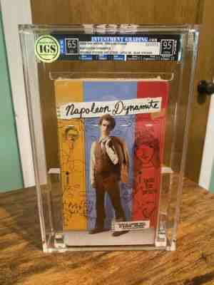 Napoleon Dynamite VHS HARD TO FIND RARE 2004! - FACTORY SEALED & GRADED IGS