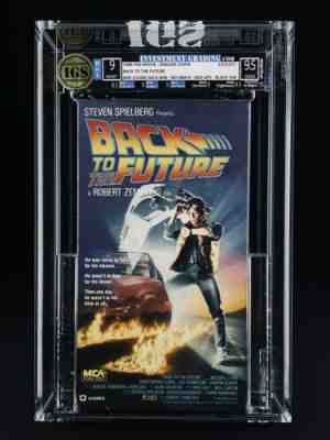 VHS Back to the Future 1986 IGS 9.0-9.5 **GEM MINT - HIGHEST POP 1** MCA SIDE WM