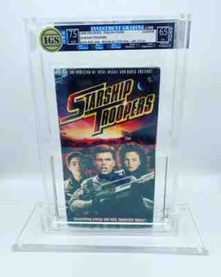 Starship Troopers IGS Graded VHS ð??? 7.5 NM / 6.5 EX ð??? Security Seal Watermark