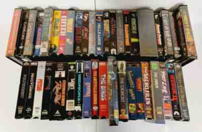 VHS Horror Sci-Fi Lot Demons Evil Ed They Live Halloween HTF OOP -UNTESTED AS IS