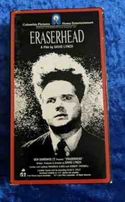 ERASERHEAD VHS VERY RARE - David Lynch 1977 - 1982 Flap Closure Style Box