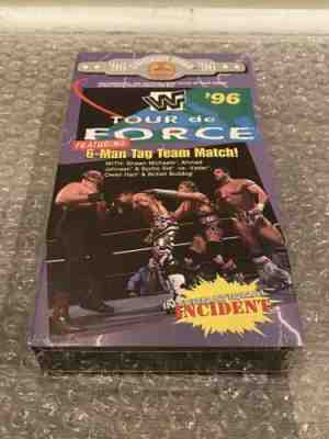 WWF TOUR DE FORCE 1996 VHS COLISEUM VIDEO NEW FACTORY SEALED