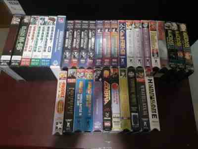 OLD SCHOOL ANIME VHS LOT (33 Tapes - lots of rare quality titles!)