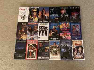 18 Vhs New Factory Sealed Ewok Terminator Matrix Blade Legend Jumanji Gremlins