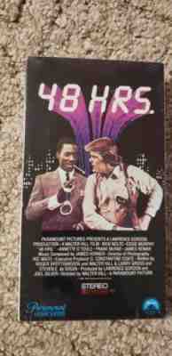 48 Hrs VHS Nolte Murphy  Factory Sealed Paramount 