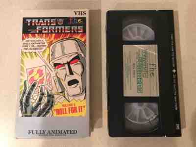 Roll For It FHE Transformers vol 6 1984 G1 Cartoon VHS Tape New Sealed Rare