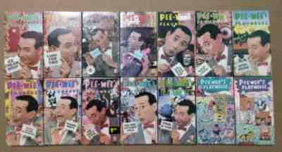 Pee-Wee's Playhouse - SEALED VHS LOT Peewee Herman Volumes 1-15 missing volume 3