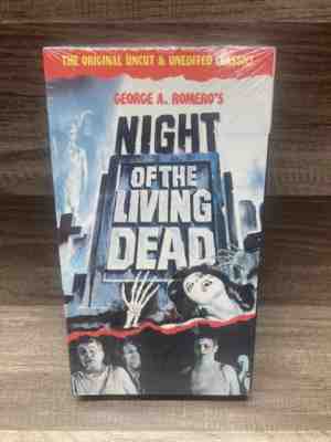 Night of the Living Dead VHS 1984 - VGA NM Vertical Overlap Good Times