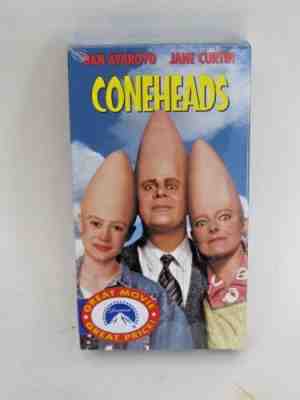 Vtg 1993 CONEHEADS VHS MOVIE TAPE SEALED WATERMARK NEW UNOPENED! DAN AYKROYD SNL