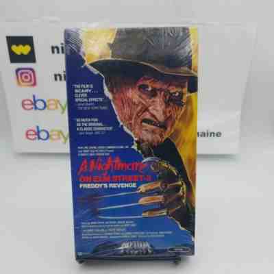 A Nightmare On Elm Street 2 VHS Sealed Media Stamped Jvc Edition 1986 Rare!!!