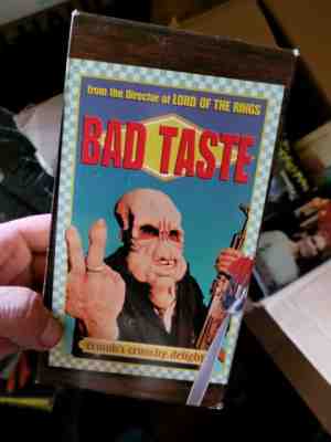 Bad Taste VHS VCR Video Tape Used Movie Peter Jackson 2001 Release VERY RARE