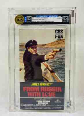 IGS 8.5-8.5 1984 From Russia With Love VHS Movie Sealed Graded
