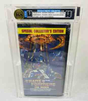 IGS 9-6 2000 Transformers The Movie Special Collectors Edition VHS Sealed Graded