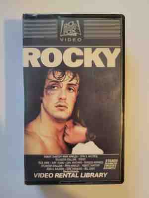 ROCKY (1982 20th Century Fox - Video Rental Library Release) ***HYPER RARE***