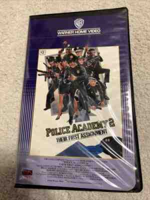 VHS Police Academy 2 SEALED Big Box Warner Home Video new WCI VGA IGS Clamshell