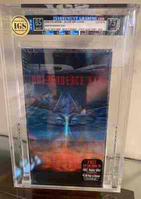 Independence Day VHS 3-D Cover 20th Century Watermarks New, Sealed IGS 8.5 7.5