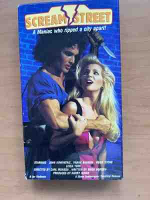 Scream Street VHS HORROR RARE 1989 Trash