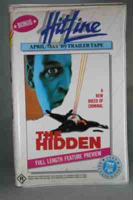 Hitline April/May 1989 Trailer Tape VHS PAL+The Hidden 1987 Full Length Preview