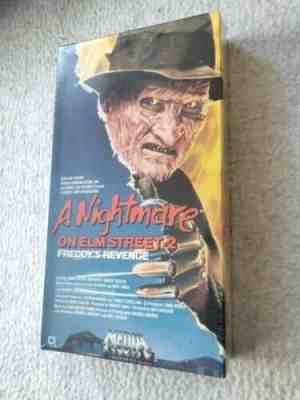 A Nightmare On Elm Street 2 VHS Sealed Media Stamped First Edition 1986 Rare!!!