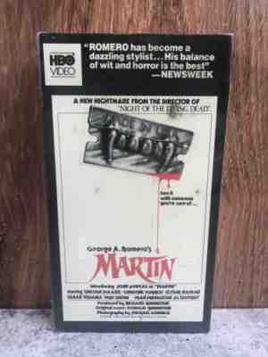 MARTIN Vhs Horror (HBO/Cannon) New Factory Sealed George Romero Watermark Rare