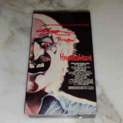 HAUNTEDWEEN VHS Horror Blake Pickett SIGNED by director Doug Robertson OG