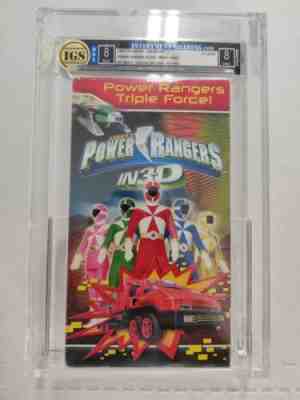 SEALED Saban's Power Rangers Triple Force in 3-D VHS Vintage 2000 IGS 8/8 NM