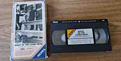 Night of the Living Dead (VHS) Media George A. Romero OOP Horror Extremely Rare