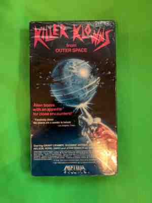 Vintage 1988 VHS Killer Klowns From Outer Space - Cult Chiodo Bros & Dickies