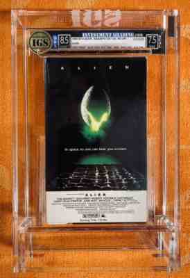 BETAMAX â?? ALIEN â?? First Print / IGS 8.5-7.5 MINT - 1980 MAGNETIC w/Watermarks
