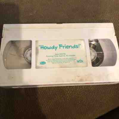 Barney Howdy Friends VHS Video Tape