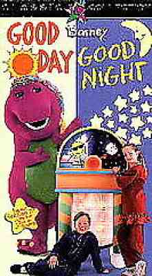 BARNEY GOOD DAY GOOD NIGHT CLASSIC COLLECTION VHS VIDEO 1997