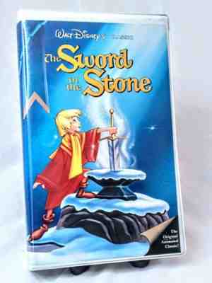 The Sword in the Stone (VHS, 1991 - Black Diamond) Ultra Rare