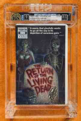 Betamax â?? THE RETURN OF THE LIVING DEAD - First Print / IGS 9-8.5 THORN Like VHS