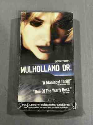 "MULHOLLAND DR." VHS PROMO SCREENER - SEALED - David/Lynch Demo Screening Drive